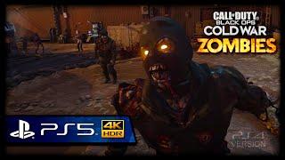 Call of Duty: Black Ops Cold War (PS4 Version) Zombies - FIREBASE Z Solo - PS5 Gameplay (4K HDR)