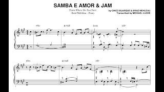 Brad Mehldau - Samba e Amor & Jam - Transcription