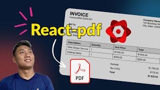 How to generate PDF in React using React pdf