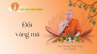 VĐPP  -  Có nên đốt vàng mã  - HT Pháp Tông thuyết giảng