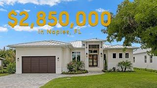 Tour a $2.8 Million New Construction Home in Naples Park | Naples, FL Empty House Tour