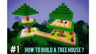 # 1| How to build a tree house in Minecraft | Minecraft PE | Creative | Timelapse |