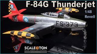 F-84G Thunderjet Revell 1/48 Scale Model Aircraft