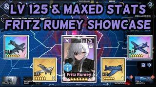 Lv 125 & Maxed Stats Fritz Rumey Showcase | Azur Lane