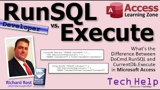 What's the Difference Between DoCmd.RunSQL and CurrentDb.Execute in Microsoft Access