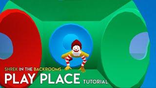 Play Place Tutorial  - Roblox Shrek In The Backrooms