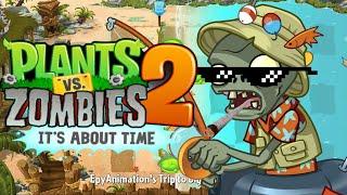 Plants Vs. Zombies 2 Big Wave Beach Walkthrough