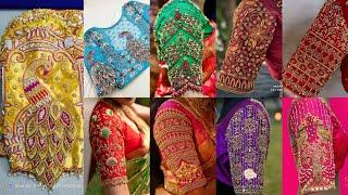 ️Bridal Heavy Maggam Work Blouse Designs|Aari style Work Designs|Latest Blouse Design #maggamwork