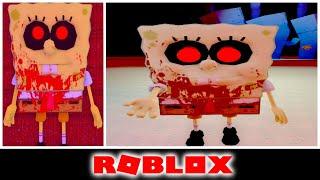 Spongebob exe in The Horror Elevator 2 By Mrboxz21 Roblox