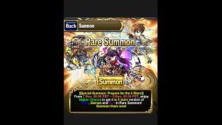 Brave Frontier: Rare Summons - 6 Star Elza/Arius/Garnan Release!!!