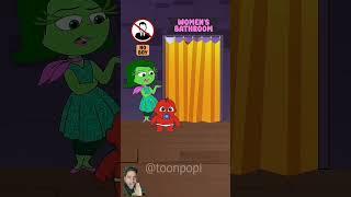 Help Disgust chase Angerout of the girls' Bathroom | Inside Out 2