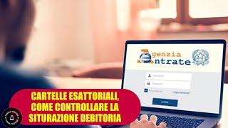 Cartelle esattoriali: Come controllare la situazione sul sito dell'Agenzia delle Entrate