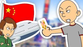 Classic Caillou Misbehaves on the Trip to China/Grounded