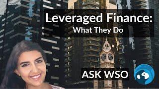 LevFin or Leveraged Finance Group: What They Do At An Investment Bank?