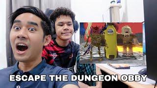 NAGA BERAKKAN KITA  ESCAPE THE DUNGEON OBBY ROBLOX 