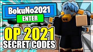 (2021) ALL *NEW* SECRET OP CODES! Boku No Roblox: Remastered