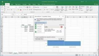 How to Check a Workbook for Compatibility in Excel 2016