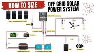 How to Size Off-Grid Solar Power Systems