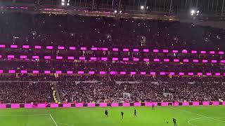 THE SQUID GAME LIGHT SHOW: Pre-Match: Spurs v Liverpool: Tottenham Hotspur Stadium