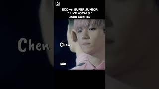 EXO vs. SJ Main Vocals #exo #superjunior #baekhyun #yesung #chen #ryeowook #kpop