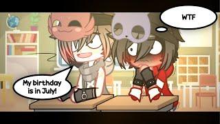 My birthday is in JULY! ~ Past Michael Afton (and his friend and teacher)