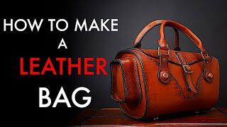 DIY Leather Bag - Tutorial and Pattern Download