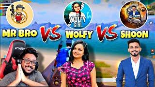 MR BRO VS WOLFY GIRL VS SHOON || බොරාගෙ ROOM MATCH එකේ ගියපු සුපිරි වලිය || BOMTA gaming