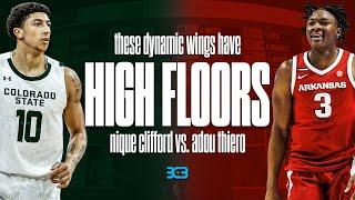 Adou Thiero vs Nique Clifford | Two dynamic wings with high floors in 2025 NBA Draft