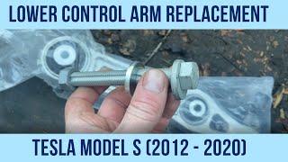 DIY Replacing Lower Control Arm (LCA) on Tesla Model S (2012-2020)