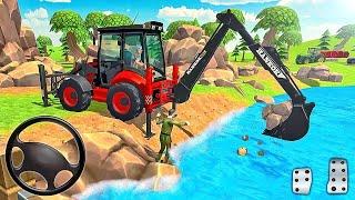 JCB 3DX BACKHOE LOADER BUS SIMULATOR INDONESIA DRIVING LIVE STREAM