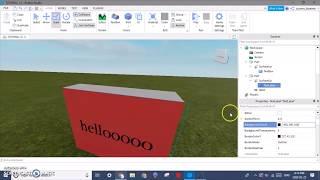 How To Add Text On A Part In Roblox Studio