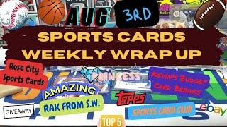 Sportscards Weekly Wrap Up - breaks with Kevin, Diamond Princess, Rose City and SCC.