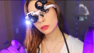 ASMR Eye Exam for Color Deficiency, Optic Nerve, Orbital Eye Exam ASMR, Color Test, Realistic RP