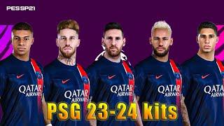 PES 2021 - PSG New Kits Season 2023/2024 (CPK Version)