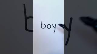 Super simple boy drawing for kids step by step