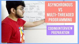 Asynchronous Vs Multi-Threaded Programming | Coding Interview Preparation