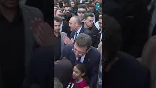 Yaşlı teyzeden İmamoğlu’na: Dikkatli konuş içeriye atılma