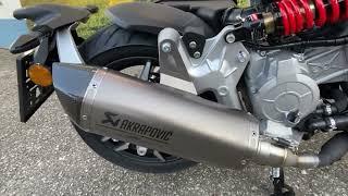 Rennauspuff Akrapovic, Italjet Dragster 125/200, Slip-On Line, Edelstahl/Carbon, inkl. Kat, 160354