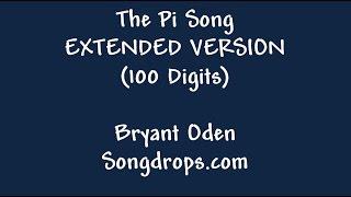 Pi Song: Expert Level. The Pi Song with 100 Digits