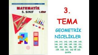 5. SINIF MATEMATİK DERS KİTABI MEB YAYINLARI 3. TEMA GEOMETRİK NİCELİKLER