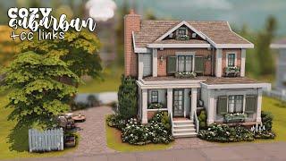 cozy suburban  | the sims 4 speed build | + cc links