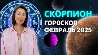 СКОРПИОН : СЕРЬЕЗНАЯ РОМАНТИКА | ГОРОСКОП на ФЕВРАЛЬ 2025 ГОДА