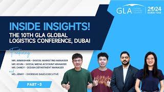 Excited to unveil the magic behind the scenes at the 10th GLA Global Logistics Conference! 