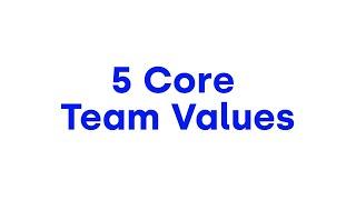Opus Agency's Team Values