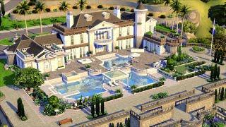 Luxurious mansion •  Pool Dreams • | NoCC | The Sims 4 | Speed Build (Stop Motion)