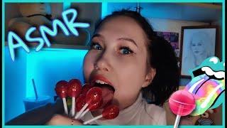 АСМР ЛИКИНГ ЛЕДЕНЦЫ ЛИПКИЕ СЛАДКИЕ МУРАШКИ | ASMR LICKING SWEET STICKY LOLLIPOPS