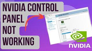 SOLVED: Nvidia Control Panel Not Opening | Won't Launch [Updated 2024]