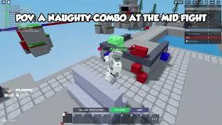 HUGE Combo in IPS Vs EV Clan War! (Roblox Bedwars)