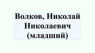 Волков, Николай Николаевич (младший)