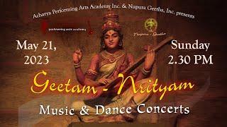 "Geetham - Nrityam" 2023  |  Music & Dance Concerts - Part 1